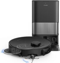 DREAME L40s Ultra Robot Vacuum and Mop, Auto-Empty, Mop Self-Cleaning, 1,9000Pa Suction, 100% Detangling DuoBrush, Extending Mops and Side Brush, 40mm Obstacle Clearing, App & Voice Control (Black)