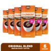 Dunkin' Original Blend Medium Roast Whole Bean Coffee, 12 Ounces (Pack of 6)