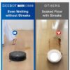 ECOVACS DEEBOT T80 Omni Robot Vacuum and Mop, Instant Self-Cleaning OZMO Roller Mop, TruEdge Deep Cleaning, AI Navigation, 18,000Pa Suction and ZeroTangle 3.0 for Pets and Carpets