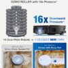 ECOVACS DEEBOT T80 Omni Robot Vacuum and Mop, Instant Self-Cleaning OZMO Roller Mop, TruEdge Deep Cleaning, AI Navigation, 18,000Pa Suction and ZeroTangle 3.0 for Pets and Carpets