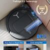 ECOVACS DEEBOT T80 Omni Robot Vacuum and Mop, Instant Self-Cleaning OZMO Roller Mop, TruEdge Deep Cleaning, AI Navigation, 18,000Pa Suction and ZeroTangle 3.0 for Pets and Carpets