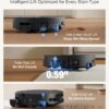 ECOVACS DEEBOT T90 PRO OMNI Robot Vacuum and Mop, 30,000Pa Suction, Instant Self-Cleaning OZMO Roller Mop, TruEdge Deep Edge Cleaning, ZeroTangle, Hot Water Wash & 145°F Air Dry, AI Obstacle Avoidance