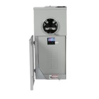Eaton Type BR 200 -Amp 20 -Spaces 40 -Circuit Outdoor Main Breaker Meter Combo Load Center