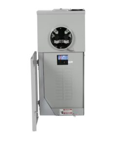 Eaton Type BR 200 -Amp 20 -Spaces 40 -Circuit Outdoor Main Breaker Meter Combo Load Center