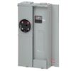 Eaton Type BR 200 -Amp 4 -Spaces 8 -Circuit Outdoor Main Breaker Meter Combo Load Center Eaton Type BR 200 -Amp 4 -Spaces 8 -Circuit Outdoor Main Breaker Meter Combo Load Center