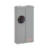 Eaton Type BR 200 -Amp 4 -Spaces 8 -Circuit Outdoor Main Breaker Meter Combo Load Center Eaton Type BR 200 -Amp 4 -Spaces 8 -Circuit Outdoor Main Breaker Meter Combo Load Center