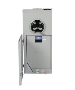 Eaton Type BR 200 -Amp 8 -Spaces 16 -Circuit Outdoor Main Breaker Meter Combo Load Center