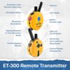 Educator ET-300 Mini E Collar for Dog Training with Remote - 1/2 Mile Range, Waterproof, 100 Blunt Stimulation Levels, Tone or Vibration Mode, Night Light Tracking for Small, Medium & Large Dogs