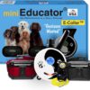 Educator ET-302 Zen Mini E Collar for Dog Training with Remote - 1/2 Mile Range, Waterproof, 100 Blunt Stimulation Levels, Tone or Vibration Mode, Night Light for Small, Medium & Large Dogs (2 Dogs)