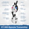 Educator ET-302 Zen Mini E Collar for Dog Training with Remote - 1/2 Mile Range, Waterproof, 100 Blunt Stimulation Levels, Tone or Vibration Mode, Night Light for Small, Medium & Large Dogs (2 Dogs)