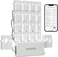 Emporia Vue 3 Home Energy Monitor - Smart Home Automation Module and Real Time Electricity Usage Monitor, Power Consumption Meter, Solar and Net Metering for UL Certified Safe Energy Monitoring