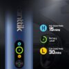 Fanttik Slim V10 APEX Cordless Car Vacuum, 4-in-1 Portable Mini Handheld Vac, 19kPa Suction Power, Upgraded Smart Digital Display, 2 Suction Modes for Small Jobs, Car, Office Desk, Keyboards (Blue)