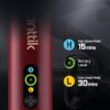 Fanttik Slim V10 APEX Cordless Car Vacuum, 4-in-1 Portable Mini Handheld Vac, 19kPa Suction Power, Upgraded Smart Digital Display, 2 Suction Modes for Small Jobs, Car, Office Desk, Keyboards (Red)