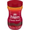 Folgers Classic Roast Instant Coffee, 12 Ounces (Pack of 6)