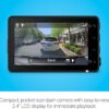 Garmin Dash Cam™ X110, Compact 1080p HD Dash Cam with a 140-degree Field of View, Built in Clarity™ Polarizer, Voice Controlled, GPS, 2.4” Display, Automatic Recording