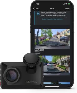 Garmin Dash Cam™ X210, Compact 1440p HD Dash Cam with a 140-degree Field of View, Built in Clarity™ Polarizer, Voice Controlled, GPS, 2.4” Display, Automatic Recording