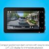 Garmin Dash Cam™ X210, Compact 1440p HD Dash Cam with a 140-degree Field of View, Built in Clarity™ Polarizer, Voice Controlled, GPS, 2.4” Display, Automatic Recording