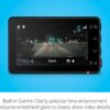 Garmin Dash Cam™ X210, Compact 1440p HD Dash Cam with a 140-degree Field of View, Built in Clarity™ Polarizer, Voice Controlled, GPS, 2.4” Display, Automatic Recording