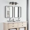 Generation Lighting Mitte 24-in 3 Light Matte Black Transitional Bathroom Vanity light