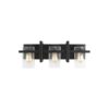 Generation Lighting Mitte 24-in 3 Light Matte Black Transitional Bathroom Vanity light