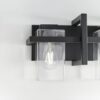 Generation Lighting Mitte 33-in 4 Light Matte Black Transitional Bathroom Vanity light