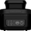 George Foreman Beyond Grill™ 7-in-1 Electric Indoor Grill with Air Fry Technology, MCAFD800D, Black, Large