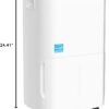 GoveeLife Dehumidifier for Home 4,500 Sq.Ft, 50 to 137 Pint Smart Auto Humidity Control, Drain Hose, 2.0Gal Bucket, Compressor Dehumidifiers for Basement with Auto Shut Off, Bathroom, Garage, w/WiFi