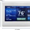 Honeywell TH9320WF5003 Wi-Fi 9000 Color Touch Screen Programmable Thermostat, 3.5 x 4.5 Inch, White, 'Requires C Wire"