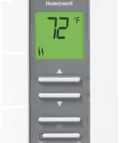 Honeywell TL7235A1003 Line Volt Pro Non-Programmable Digital Thermostat with Electronic Temperature Control, 240-Volt