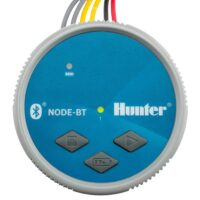 Hunter NODE-BT-100 Bluetooth Battery Operated Sprinkler Controller with Solenoid, Waterproof Irrigation Timer, Easy Install, for Gardens, Lawns, Parks, Greenhouses