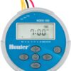 Hunter Node 100 Battery Operated Sprinkler Timer with Solenoid, Waterproof Irrigation Controller for Valves, Wireless, Outdoor, Easy Install, No Wiring Needed for Drip or Remote Systems