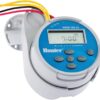 Hunter Node 100 Battery Operated Sprinkler Timer with Solenoid, Waterproof Irrigation Controller for Valves, Wireless, Outdoor, Easy Install, No Wiring Needed for Drip or Remote Systems