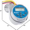 Hunter Node 100 Battery Operated Sprinkler Timer with Solenoid, Waterproof Irrigation Controller for Valves, Wireless, Outdoor, Easy Install, No Wiring Needed for Drip or Remote Systems