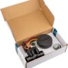 Hunter Sprinkler NODE100 NODE-100 Battery Controller with Solenoid, Small, Blue,Grey
