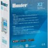 Hunter X2 4 Zone Sprinkler Controller, Outdoor Irrigation Timer for Lawn and Garden, Smart Watering with Weather-Based Scheduling and Cycle and Soak, Smart Controller Ready with Optional WiFi Module