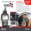 INNOVA 5510 OBD2 Scanner, Scan Tool for ABS, All System Scanner, Caliper Service, Brake Pad Life, Read/Erase ABS/SRS Codes, Reset Oil Light, Live Data, Updates Included