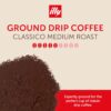 Illy Ground Drip Coffee - Classico Medium Roast - Mild & Balanced - 100% Arabica - Pre-Ground for Drip Pour Over - Pressurized Packaging Sealed for Freshness - 8.8oz (Pack of 6) Illy Ground Drip Coffee - Classico Medium Roast - Mild & Balanced - 100% Arabica - Pre-Ground for Drip Pour Over - Pressurized Packaging Sealed for Freshness - 8.8oz (Pack of 6)