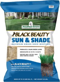 Jonathan Green (12007) Black Beauty Sun & Shade Grass Seed - Cool Season Lawn Seed, 50 lb