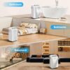 KNKA 2500 Sq.Ft Dehumidifiers for Home with Drain Hose Max 34 Pints, Dehumidifier for Basement, Bedroom, Bathroom, Large Room, Three Modes, Intelligent Humidity Control, Dry Clothes, 24HR Timer