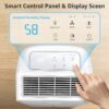 KNKA 2500 Sq.Ft Dehumidifiers for Home with Drain Hose Max 34 Pints, Dehumidifier for Basement, Bedroom, Bathroom, Large Room, Three Modes, Intelligent Humidity Control, Dry Clothes, 24HR Timer