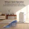 KNKA 2500 Sq.Ft Dehumidifiers for Home with Drain Hose Max 34 Pints, Dehumidifier for Basement, Bedroom, Bathroom, Large Room, Three Modes, Intelligent Humidity Control, Dry Clothes, 24HR Timer
