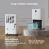 Kesnos 150 Pints Energy Star Dehumidifier for Home & Basement with Drain Hose, Front LED Display and 2.12 Gal Water Tank, Ideal for Spaces up to 7,500 Sq. Ft., Featuring Auto Defrost & Timer Function