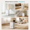 Kesnos 2,500 Sq. Ft. Energy Star 2025 Dehumidifier for Home & Basement, Ideal for Bedroom with Ultra Quiet 36 dB, 0.39-Gallon Water Tank with Drain Hose, 4 Pre-Set Modes, Auto Defrost, Timer