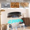 Lefant LiDAR Robot Vacuum and Mop, 12000Pa Suction, 90-Day Self-Emptying, Obstacle Avoidance, Auto Mop Washing&Drying, All-in-One for Pet Hair Carpet, 5G WiFi Alexa/APP/iWatch Control, M3