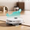 Lefant LiDAR Robot Vacuum and Mop, 12000Pa Suction, 90-Day Self-Emptying, Obstacle Avoidance, Auto Mop Washing&Drying, All-in-One for Pet Hair Carpet, 5G WiFi Alexa/APP/iWatch Control, M3