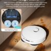 Lefant LiDAR Robot Vacuum and Mop, 12000Pa Suction, 90-Day Self-Emptying, Obstacle Avoidance, Auto Mop Washing&Drying, All-in-One for Pet Hair Carpet, 5G WiFi Alexa/APP/iWatch Control, M3