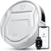 Lefant M210 Pro Robot Vacuum with 2200 Pa Powerful Suction, 6 Cleaning Modes, 120 Mins Runtime, Quiet, Self-Charging, Voice Control, Ideal for Pet Hair and Hard Floor, White