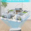 Lefant M210 Pro Robot Vacuum with 2200 Pa Powerful Suction, 6 Cleaning Modes, 120 Mins Runtime, Quiet, Self-Charging, Voice Control, Ideal for Pet Hair and Hard Floor, White