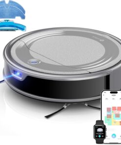 Lefant M310 Ultra Robot Vacuum and Mop, 6000Pa Suction-Slim Robotic Cleaner with ToF LiDAR Navigation, Accurate Obstacle Avoidance, WiFi/App/Alexa Control, 170min Runtime, for Pet Hair and Home