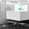 Lefant M310 Ultra Robot Vacuum and Mop, 6000Pa Suction-Slim Robotic Cleaner with ToF LiDAR Navigation, Accurate Obstacle Avoidance, WiFi/App/Alexa Control, 170min Runtime, for Pet Hair and Home